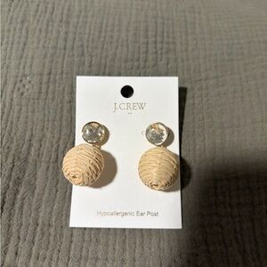J. Crew Woven Earrings